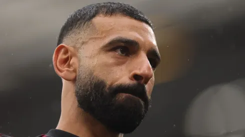 Salah retira menções ao Liverpool. Foto: Carl Recine/Getty Images

