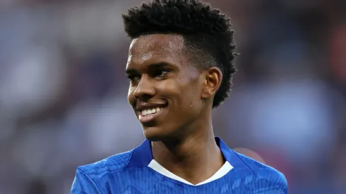 Estêvão em ação pelo Chelsea (Foto: Eddie Keogh/Getty Images)
