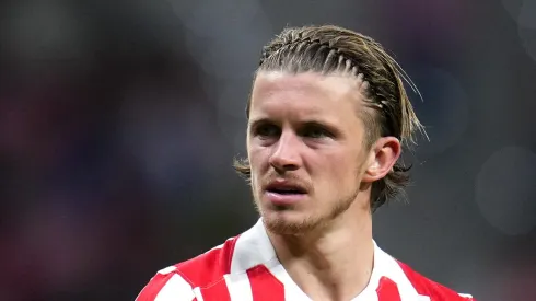 Gallagher pelo Atlético de Madrid. Foto: Aitor Alcalde/Getty Imagens 
