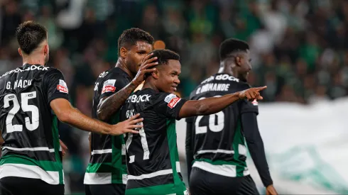 Goncalo Inacio, Geny Catamo during Liga Portugal game between teams of Sporting CP and FC Porto at Estadio Jose Alvalade Maciej Rogowski Lisbon Estadio Jose Alvalade Portugal Copyright: xMaciejxRogowskix scpfcpfullimago-174
