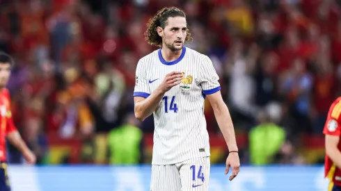 Rabiot em ação pela França na Euro 2024. Foto: Imago
