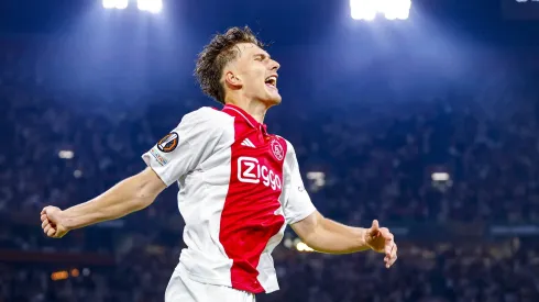 Ajax festeja vitória sobre o Besiktas. Foto: Imago
