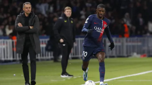 Ousmane Dembélé em ação pelo PSG. Foto: Imago
