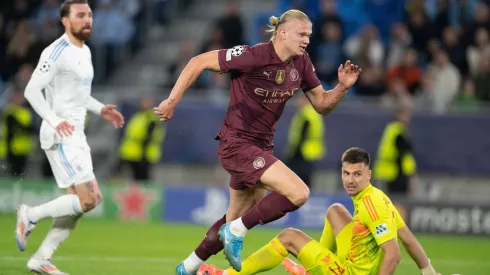 Erling Haaland marcou o seu golo na vitória do Manchester City. Foto: Imago
