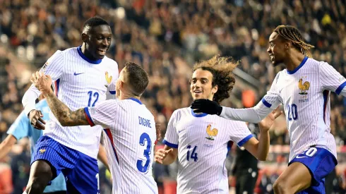 Kolo Muani celebra o segundo golo da França. Foto: Imago
