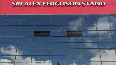 A bancada, no estádio do Manchester United, dedicada a Sir Alex Ferguson. Foto: Imago
