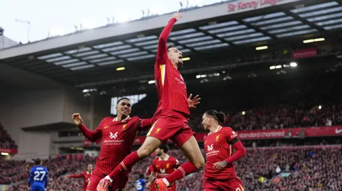 Liverpool festeja vitória contra o Chelsea. Foto: Imago
