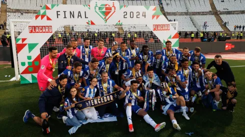 Jogadores do FC Porto celebrando o título da Taça de Portugal 2024. Foto: Imago
