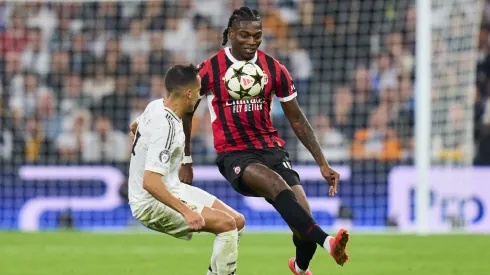 Rafael Leão destacou-se na vitória frente ao Real Madrid. Foto: Imago
