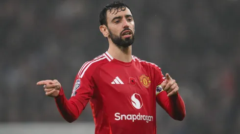 Bruno Fernandes, capitão do Manchester United. Foto: Imago
