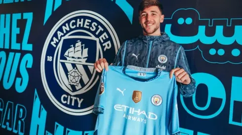 Nico González trocou o FC Porto pelo Manchester City. Foto: MCFC.
