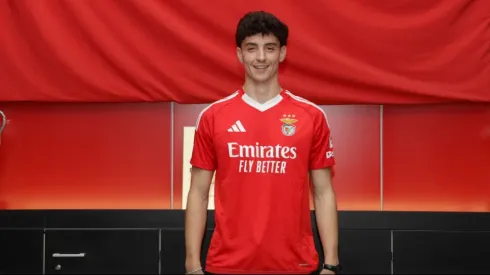 Manu Silva, jogador do Benfica. Foto: SL Benfica
