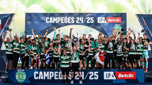 Sporting campeão da Liga Portugal em 2024/25. Foto: Liga Portugal
