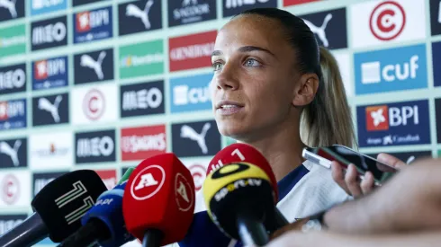 Lúcia Alves, jogadora do Benfica. Foto: FPF
