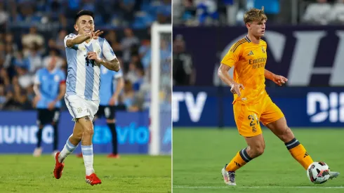 Thiago Almada e Rafael Obrador são alvos do Benfica. Fotos: Getty Images
