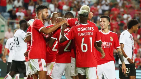 Benfica e Nice, adversários da Champions League, em amigável de 2022. Foto: SL Benfica
