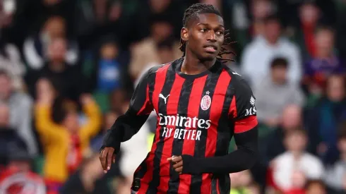 Rafael Leão destacou-se na goleada do Milan sobre o Perth Glory. Foto: AC Milan

