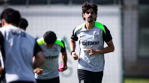 Francisco Trincão durante a preparação para Casa Pia x Sporting. Foto: Sporting CP
