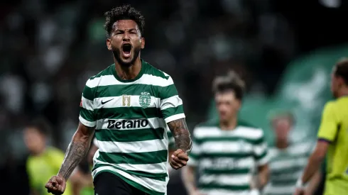 Luis Suárez bisou na goleada do Sporting contra o Arouca. Foto: Sporting CP
