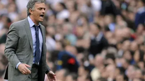 Real Madrid's Portuguese coach Jose Mourinho reacts during the Spanish League football match Real Madrid vs Sporting Gijon on April 2, 2011 at the Santiago Bernabeu stadium in Madrid. Sporting Gijon won 0-1. AFP PHOTO/ DOMINIQUE FAGET (Photo credit should read DOMINIQUE FAGET/AFP/Getty Images)