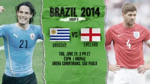 Uruguay vs England: Starting Lineups And World Cup Open Thread