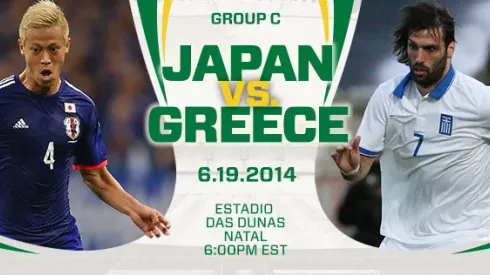 Japan vs Greece, Starting Lineups and World Cup Open Thread