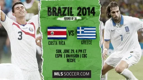 Greece vs Costa Rica, Starting Lineups, TV Times and World Cup Open Thread