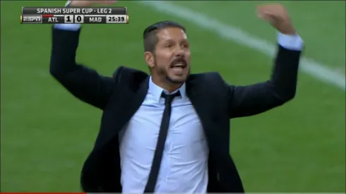Spanish FA Slaps Diego Simeone With An 8 Match Touchline Ban For Super Cup Antics