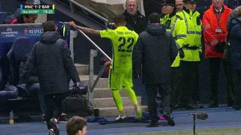 Luis Enrique defends Dani Alves’ outburst