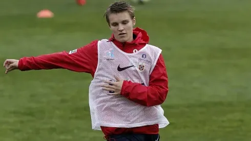 Martin Odegaard preparing for Euro 2016 qualifier against Croatia