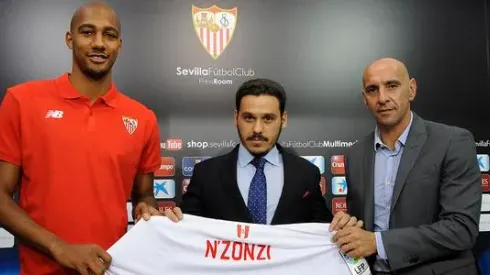 Sevilla complete signing of Stoke midfielder Steven Nzonzi