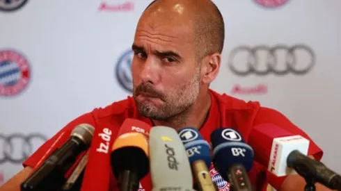 Pep Guardiola storms out of press conference