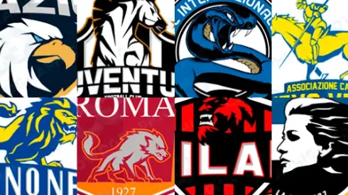 American-style logos for all 20 Serie A clubs