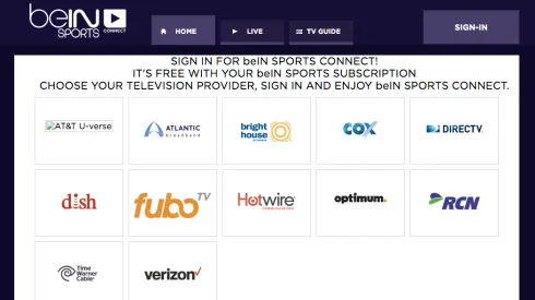 fuboTV adds beIN SPORTS Connect