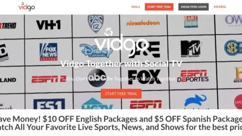Vidgo expands to include ESPN and FOX channels