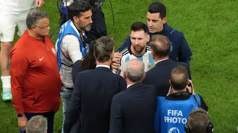 Messi blasts Van Gaal, referee after quarterfinal victory