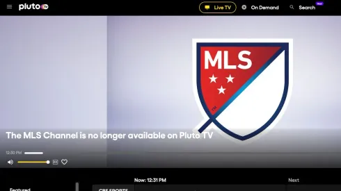 MLS on Pluto TV shut down as Apple era begins