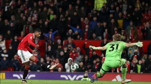 Rashford on fire as United reaches Carabao Cup semifinal