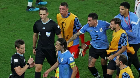 FIFA ban Uruguay players after World Cup referee scuffle