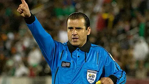 Referee Baldomero Toledo. Mexico defeated Bolivia 5-1 in an international friendly played at Dick's Sporting Goods Park, Commerce City, Colorado. March 11, 2009.