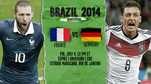 France vs Germany: Starting Lineups, TV Times And World Cup Open Thread