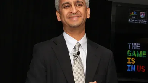 Sunil Gulati during US Bid Committee session before the 2010 MLS Cup at BMO Field Rogers Club in Toronto, Ontario on November 19 2010.