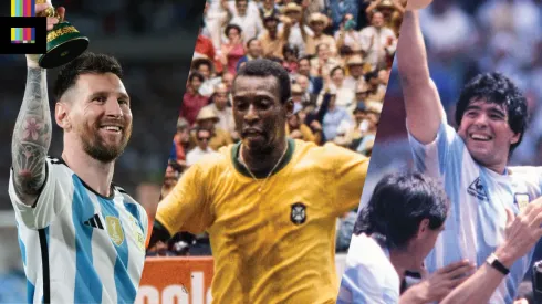 How Messi's stats compare to Pelé and Maradona