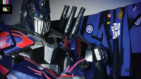Inter Milan wore Transformers logo on the latest shirts