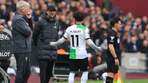 Salah and Klopp clash as Liverpool's EPL title hopes slip away