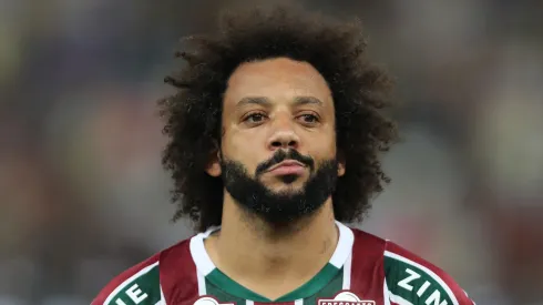 Marcelo of Fluminense looks on prior to the match between Fluminense and Vitoria as part of Brasileirao 2024 at Maracana Stadium on June 27, 2024 in Rio de Janeiro, Brazil.