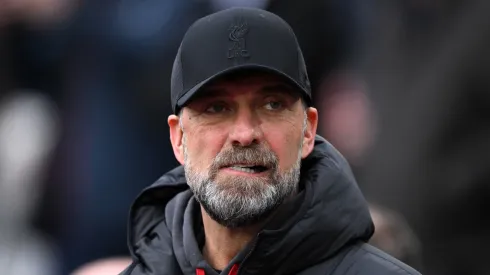 Jurgen Klopp, Manager of Liverpool during the Premier League match between West Ham United and Liverpool FC at London Stadium on April 27, 2024 in London, England.