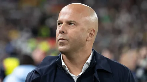 Liverpool manager Arne Slot during the Champions League match between Liverpool and Real Madrid at Anfield, Liverpool, England on 27 November 2024.