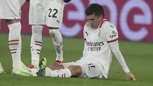 Christian Pulisic of AC Milan during Atalanta BC vs AC Milan, 15° Serie A Enilive 2024-25 game at Gewiss stadium in Bergamo (BG), Italy, on Dicember 06, 2024.
