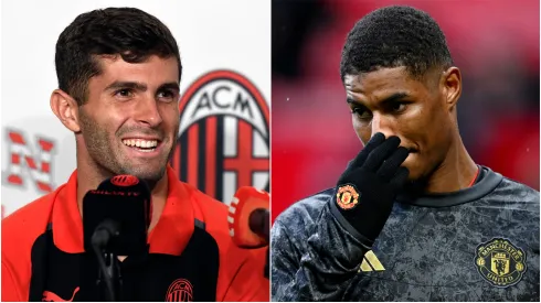 Christian Pulisic (left) and Marcus Rashford (right)
